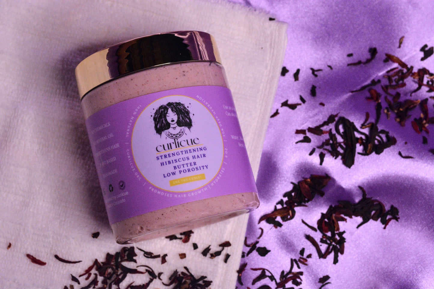 STRENGTHENING HIBISCUS HAIR BUTTER, LOW POROSITY